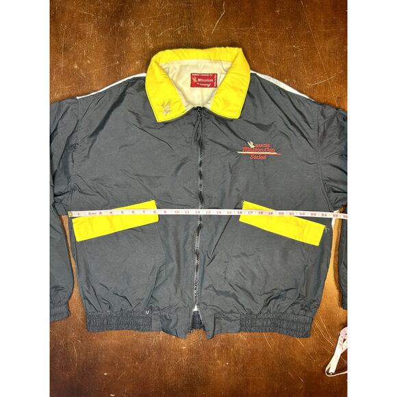 VTG 1990s NASCAR Winston Racing Lightwear Windbreaker Jacket - Picture 4 of 15